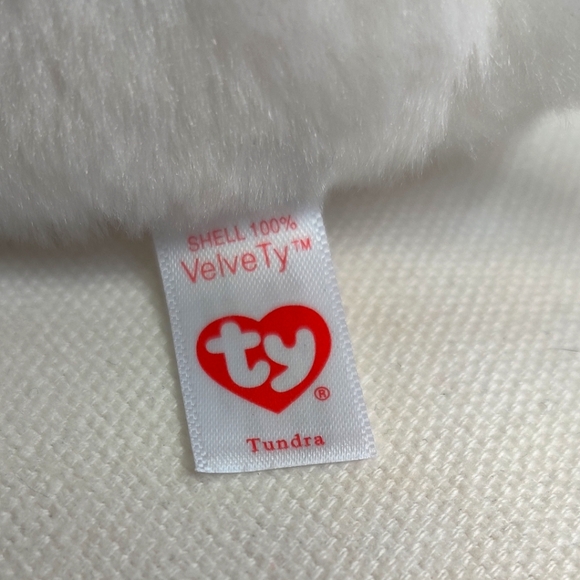 White Kitty Tiger Cub Bundle Tundra Ty Beanie New with Tag - Picture 6 of 9